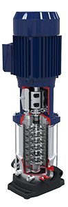 Višestepena centrifugalna pumpa